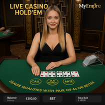 MyEmpire Casino - Live Casino Holdem with Real Dealers